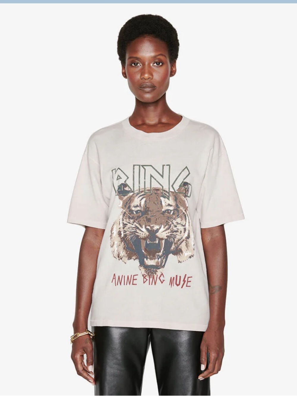 Anine Bing tiger Graphic Tee